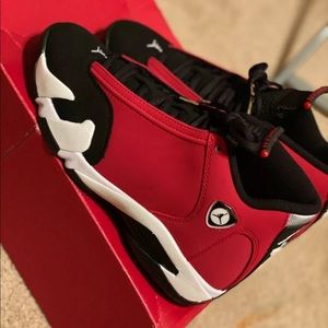 Men's Jordan 14 Retro "Gym Red" Black/Gym
